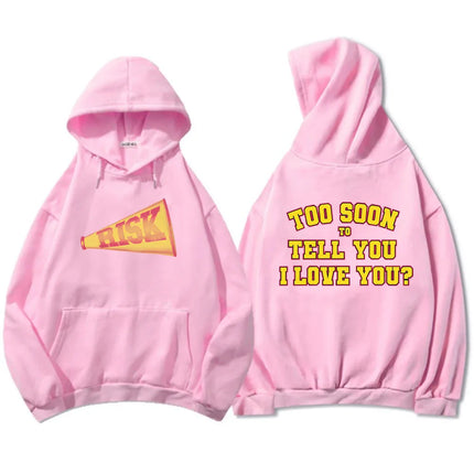 Gracie Abram English Alphabet Men's Hoodies Boys Harajuku Girls Pullover Fancy Music Gift Casual Loose Comfortable Sweatshirt