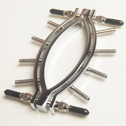 Vagina Labia Clamp Clip with Pressure Screws,Clitoris Pussy Spreader,Spread Clit Vulva Lips Wide,BDSM Sex Toys for Couples