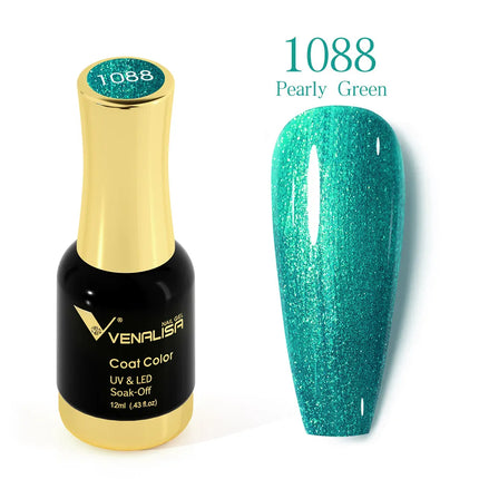 VENALISA 12ml Fabulous Pink Nails Crystal Lacquer CANNI Nail Art Glitter Pearl Diamonds Soak off Platinum UV LED Gel Nail Polish