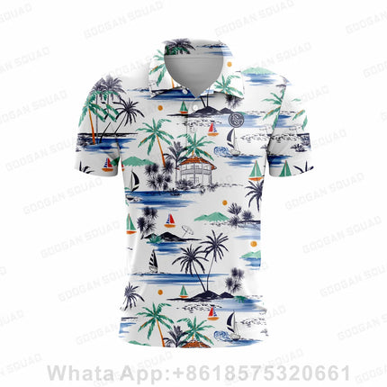 Summer Kids Golf Polo Shirts Outdoor Sports Polo Shirt Short Sleeve Quick Dry Team T-shirt Boys Breathable Golf T-shirt Clothing