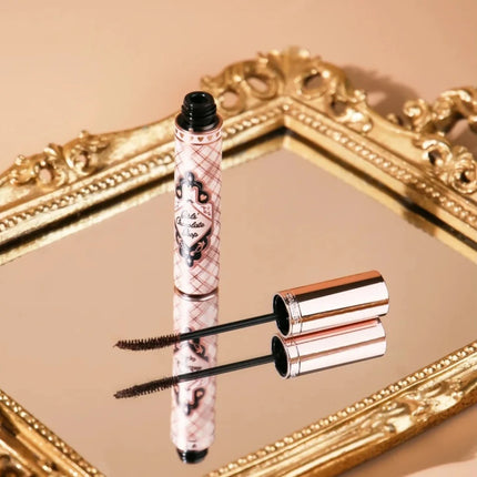 Flower Knows Chocolate Shop Mascara Black Brown Makeup With Fibre Brush Lengthening  Perfectly Defined Lashes 3.5ml