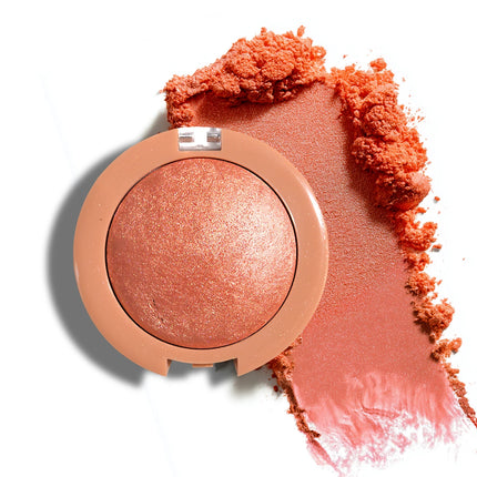 4 Color Highlighter Pearlescent Baked Brightening Blush Powder Cheek Tint Blusher Contour Highlighter Face Shadow Shimmer Rouge