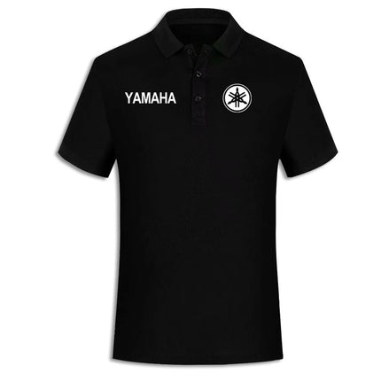 YAMAHA Motorcycle Print Polo Shirt Summer New Men's and Women's Locomotive Enthusiasts Loose Casual Riding Short-sleeved T-shirt