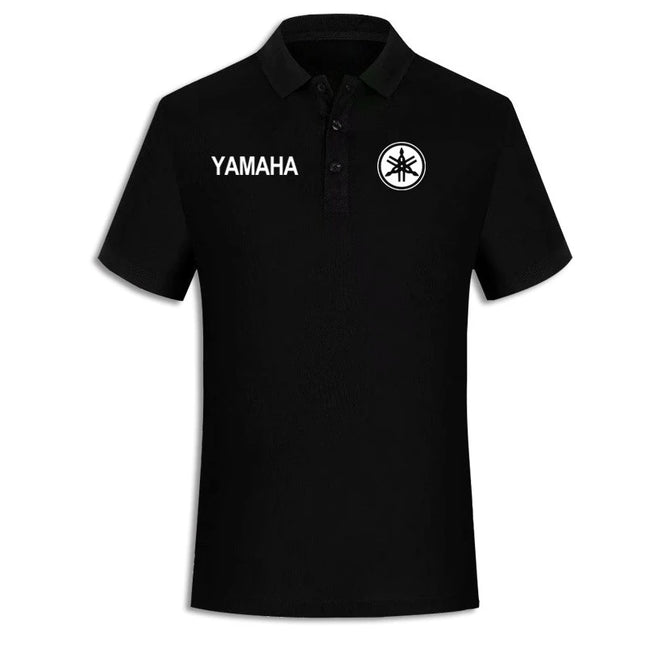 YAMAHA Motorcycle Print Polo Shirt Summer New Men's and Women's Locomotive Enthusiasts Loose Casual Riding Short-sleeved T-shirt