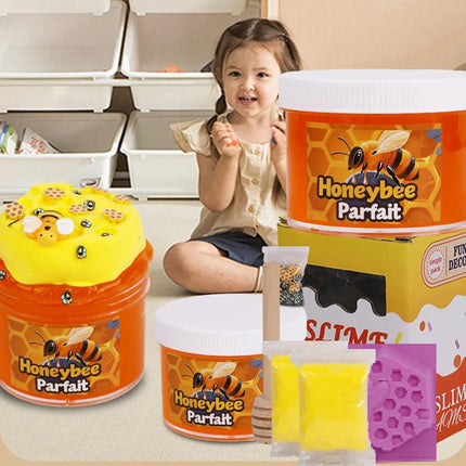 Honey Themed Food Butter Slime Set for Girls & Boys 8-12 Years Slime Party Gifts for Kids Sensory Toy Slime for Kids