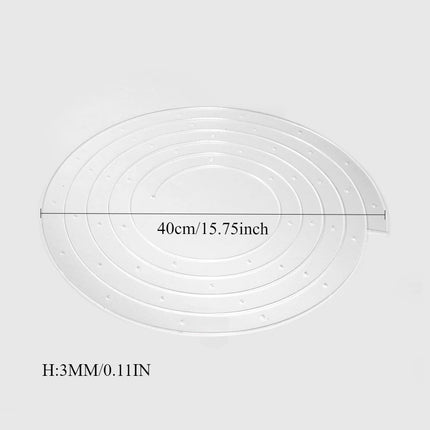 Cake Spiral Tiered Stand Pastry Decoration Accessories For Wedding Birthday Party Festival Acrylic Cake Stand Reusable Foldable