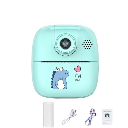 Children Cartoon Digital Camera Toy Portable Mini Photograph Printer Record Good Moment photograph Thermal Print Camera Toy Gift