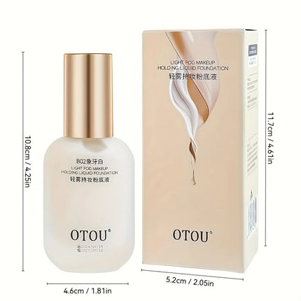 OTOU 30ml Liquid Foundation Concealer Long-Lasting BB Cream Waterproof Suitable for Dry to Oily Skin Brightening Skin Care