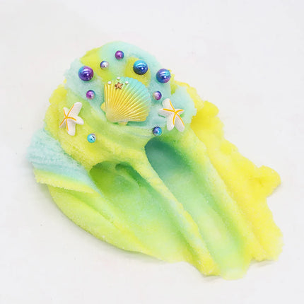 Butter Slime Kits, 60ml/bottle with shell and pearl Slime Accessories, DIY Fluffy Slime Stress Relief Toys, Birthday Party Gift