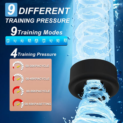 Automatic Male Masturbator , Air Water Extender with 9 Training Pressure and 4 Suction Modes, Adult Sex Toys for Men Erection