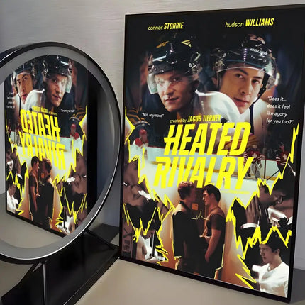 Movie H-heated Rivalry Poster Trendy And Easy-to-Apply Wall Art Stickers For Home Decor And Dorm Room Walls