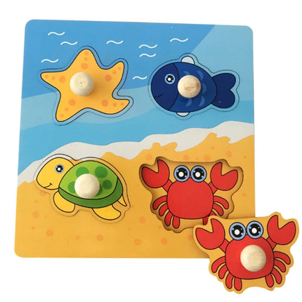 Baby Montessori Puzzles Wooden Toys for Children 1 2 3 Years Educational Learning Kids Games Child Birthday Gifts
