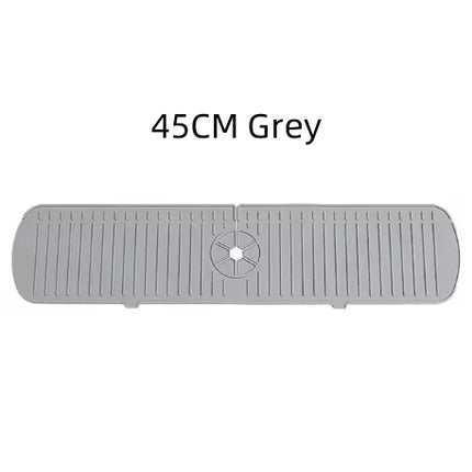 Silicone Drain Mat, Kitchen Faucet Sink Splash Guard,  Sink Draining Pad Behind Faucet,For Kitchen & Bathroom Countertop Protect