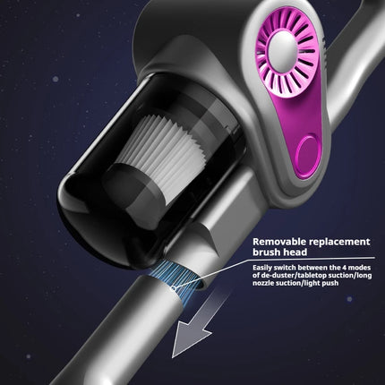 4 in 1 Cordless Vacuum Cleaner Stick Vacuum 40000 RPM Motor Interchangeable Heads Home Carpet Pet Hair Cleaner