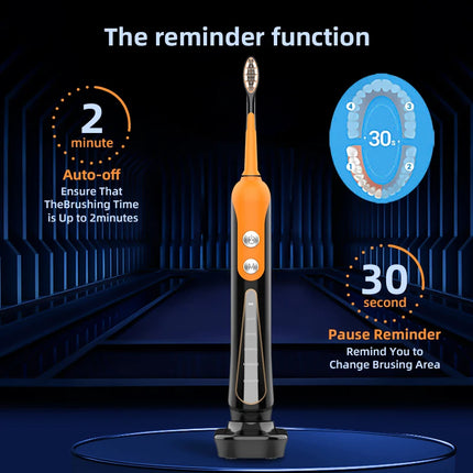 S9 Sonic Electric Toothbrush Cordless USB Rechargeable Ultrasonic Whitening Waterproof Automatic Tooth Brush for Oral Care