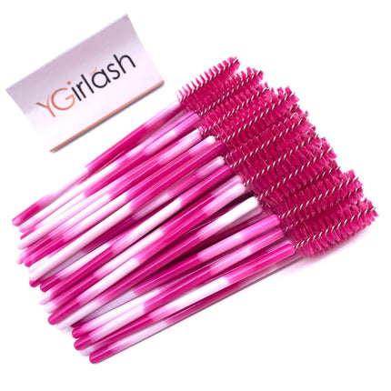 50/10 PCS/Pack Disposable Eyelash Swab Mini Individual Lash Applicators Mascara Brush Eyelashes Extension For Maquillaje Makeup