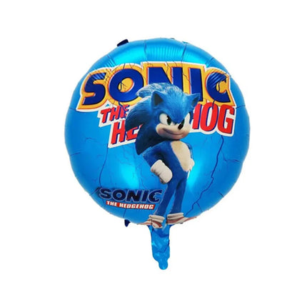 Cartoon Blue Glitter Hedgehog Balloon Sonic Game Happy Birthday Party Decoration Baby Shower Boy Kids Party Supplies Kids Gifts