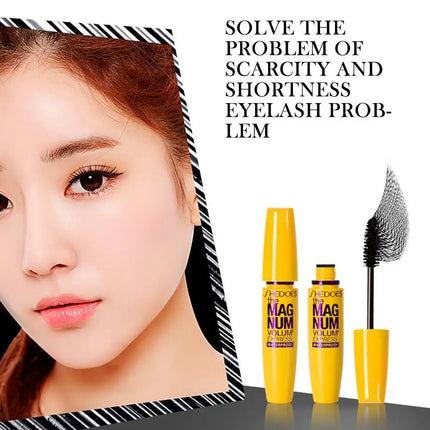 Thick Lengthening Fiber Mascara – Waterproof, Smudge-Proof, Extra Volume & Curling Eyelash Extension Makeup Tool 2026 New