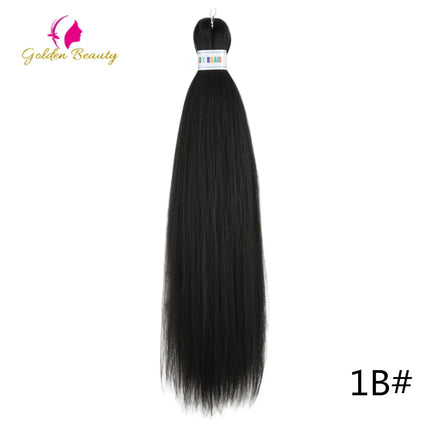 26"Corlorful Selling Jumbo Easy Braiding Hair Ombre Rainbow Braiding Cosplay Hair Synthetic Pre Stretched Hair Braids wigs