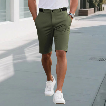 Hot Men's Summer Casual Shorts Lightweight Quick Dry Golf Shorts with 4 Pockets Basic Streetwear