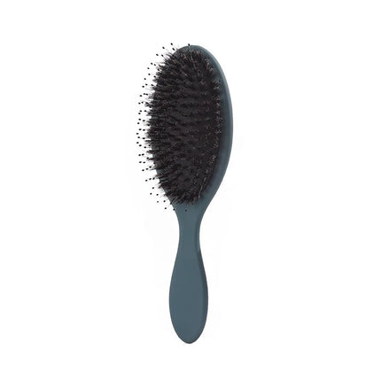 Matte Finish Boar Bristle Hair Brush Nylon Teeth Hair Extension Brush for Women Cushion Brush Hair Styling Smoothing Detangling