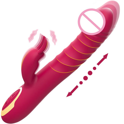 Beginner G-Spot Vibrator Thrusting Dildo Clitoris Stimulator 10 Vibration Female Masturbator Sex Toys for Couple Pleasure