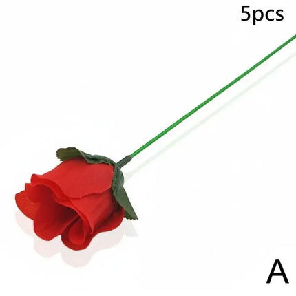 1/2/5/10/20PCS Novelty Surprise Prank Joke Mystical Fun Toy Torches Change Roses Magic Tricks Fun Romantic Present