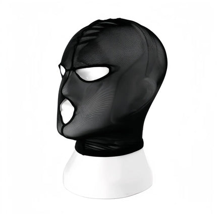 Bdsm Bondage Full Head Black Lace Pattern Mask Sex Toys Cosplay Unisex Sexy Head Mask Elastic Flirt Erotic SM Headgear Sex Shop