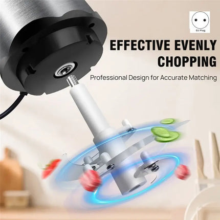 UNCL Small Food Chopper Electric Food Processor With 2-Liter Glass Container A EU Plug
