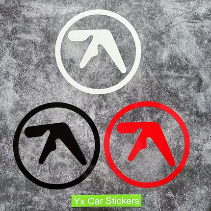 1PC Aphex Twin Vinyl Sticker Waterproof Decal for Laptop Truck SUV Door Motorcycle Rear Window Car Decor