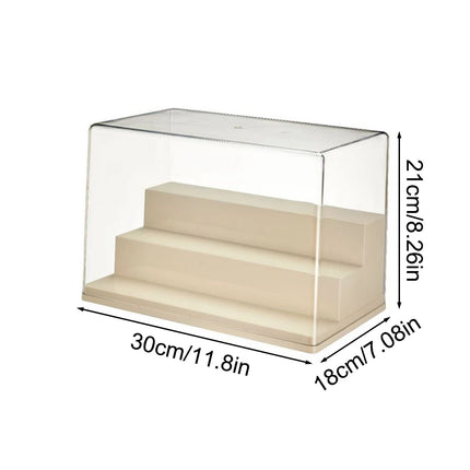 Acrylic transparent dust-proof Le Master's ornament display cabinet, milk oil wind blind box storage box, Bubble Mart organizati