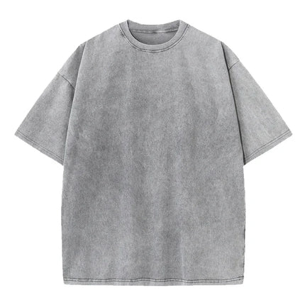 Hip Hop t shirt Men fashion Cotton Harajuku Multicolors Oversized Washed T-shirt women Unisex Summer Retro Short Sleeve Tee top