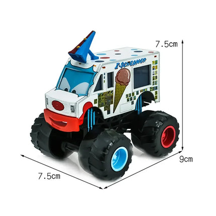 Pixar Cars 2 3 Big Wheels Lightning McQueen Cruz Ramirez Archbishop I Screamer Alloy Diecast Cars Boys Toys