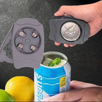 1pc Smooth Edge Safe Can Opener Portable Beer Soda Coke Can Top Remover Quick Open Kitchen Bar Gadget for Home Party Camping