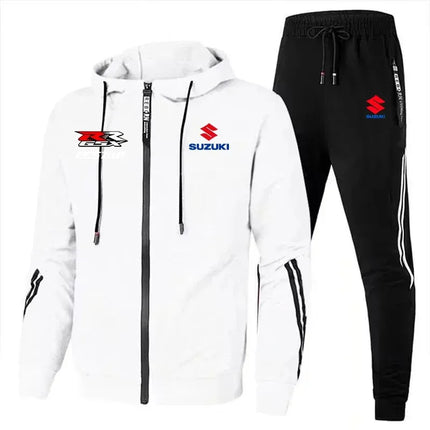 2026 Suzuki Logo Men's Hooded Sweatshirt Casual Set Style New Model Suzuki Pattern Fashionable Simple Hoodie
