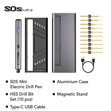 ARROWMAX SDS Mini Precision Drill Electric Portable Cordless Compact Handheld Drilling Machine for Home Projects