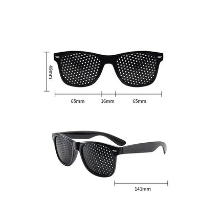 Men And Women Improving Vision Anti Myopia Astigmatism Glasses With Holes For Correcting Fatigue Pinhole Glasses