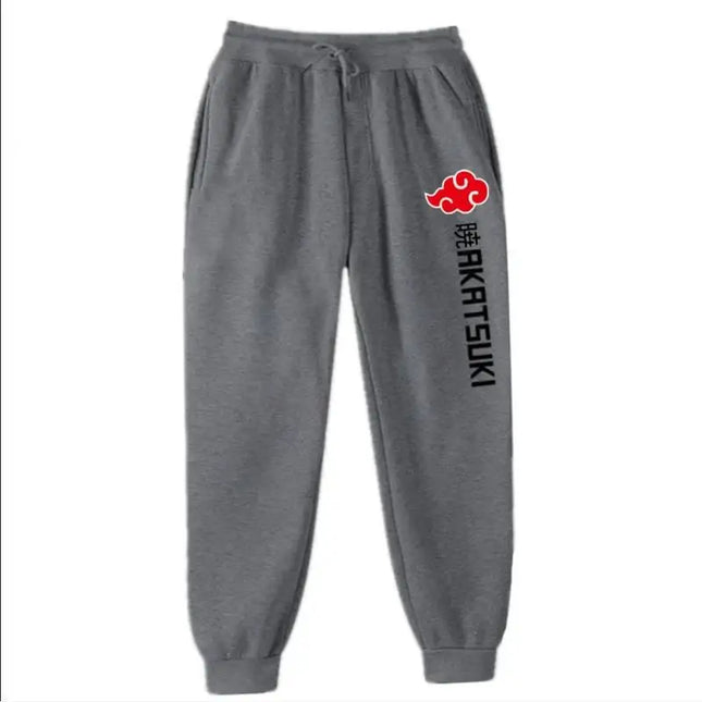 2025 Fashion Print Men's Women's Jogging Hip Hop Pants Street Clothing Hot Selling Anime Pants Akatsuki Fleece Trousers S-3XL