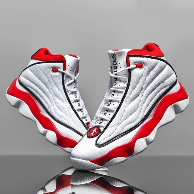 Hot Sale Basketball Shoes Men Women High Top Leather Outdoor Sport Shoe Unisex Anti-Slippery Basketball Boots Couples Sneakers