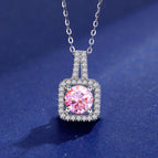 FB-Pink Moissanite / 1.0ct with box