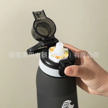 1pc 1000ml Air Flavored Water Bottle With 1pc Random Flavor Pods Sports Straw Cup Tritan For Outdoor Sports Fitness BPA Free