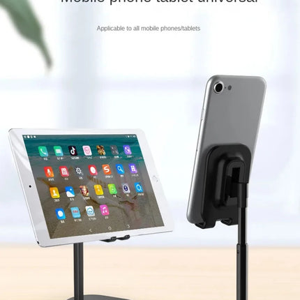 Desktop Phone Holder Tablet Stand For Ipad Phones Universal Bracket Telescopic Adjustable Height Angle Metal Live Support