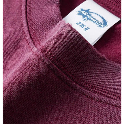 2026 summer washed T-shirt with pocket
