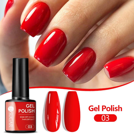 UR SUGAR 7ML Nail Gel Fresh Macaron 107 Colors All For Manicure Semi Permanent Soak Off LED UV Long-Lasting Nail Art Varnish