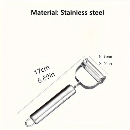 1pcs Stainless Steel Kitchen Fruit Vegetable Peeler High Quality Multifunctional Shredding Peeler Home Kitchen Vegetable Tools