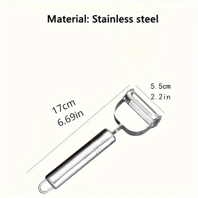 1pcs Stainless Steel Kitchen Fruit Vegetable Peeler High Quality Multifunctional Shredding Peeler Home Kitchen Vegetable Tools