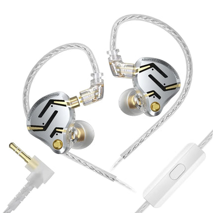 KZ ZS12 PRO 2 in Ear Monitor Headphones 5BA+1DD Hybrid Driver Earphones Gaming Musician Audiophile (Black without Microphone)