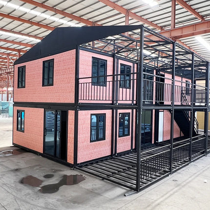 Luxury 2 Storey House Villa Prefabricated Foldable Expandable Container House Portable Mobile Tiny Home Garden Rooms Cabins