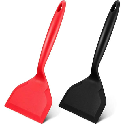 Silicone Spatula Pancakes Shovel Omelette Spatula Turner for Eggs Fish Pancake Non Stick Wide Soft Pizza Shovel Kitchen Scraper