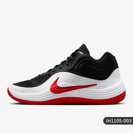 Nike genuine autumn men's mid cut durable training basketball shoes IH1105-003